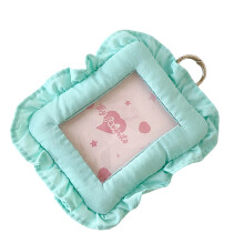 Ruffled Trim Photocard Sleeve 3Inch Photo Card Protector-Green
