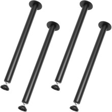 Pieds de Bureau Réglables - DUOKU - 711,2 mm - Acier Robuste - Charge 544 kg - Lot de 4