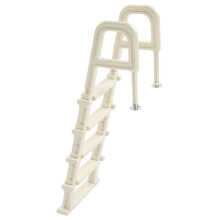 Escalera de Piscina-Duoku-5 Escalones-Inclinados a 75-Escalones Robustos y Antideslizantes-Para Piscinas Enterradas y Elevadas