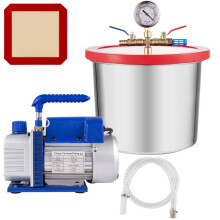 Pompa a Vuoto-Duoku-2 Galloni 4 CFM 1/3 HP-per l'eliminazione dell'aria in Silicone Epossidico-Genera un Ambiente a Bassa Pressione