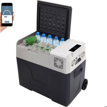 Réfrigérateur de Voiture-Duoku-50L / 52,8 QT-Congélateur Portable -4-68-Zone Unique avec Roues et Poignée