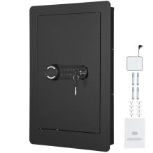 Coffre-fort Mural - DUOKU - SS-650QR - 65 cm - 3 Étagères Amovibles - Alarme de Vibration