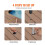 Rampa de Piscina - DUOKU - 46 x 37 polegadas - Aço Inoxidável - Antirruptura - 100 kg de Carga 6