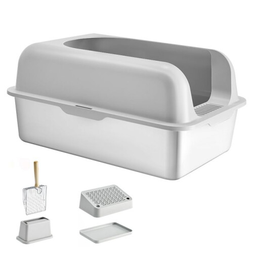 Caixa de Areia - DUOKU - XL - Aço Inoxidável - 6 polegadas de Profundidade - 30 L