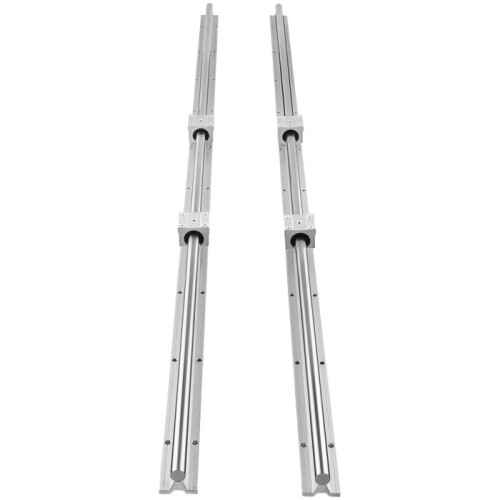 Set di Guide Lineari-Duoku-SBR20 1500 mm-2 Guide e 4 Blocchi Scorrevoli-Kit di Guide Lineari e Cuscinetti