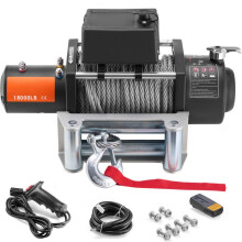 Guincho Elétrico-Duoku-de uma Capacidade de 18000 lb-Sendo um Guincho de Caminhão 12 V CC-com um Guia-Cabo em Alumínio