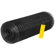 Clôture en Acier Galvanisé - DUOKU - VV-HC-2450 - 24" x 50' - Fil Soudé Calibre 16 - Noir
