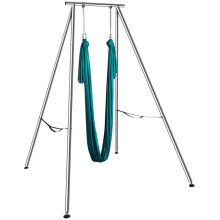 Hamaca de Yoga Aéreo - DUOKU - HM-559MG6 - Soporte Profesional 9,67 pies - Poliéster - Verde