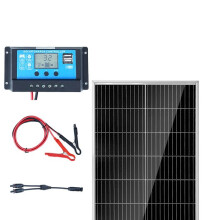 Monokristallines Solarpanel-Set-Duoku-200 W-2 Panels + Controller-Effizienz von 23 %-Wasserdichtigkeit IP68