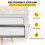 Conjunto de Lâminas de Alisamento-Duoku-para Paredes de Drywall-com Cabo-Faca de Massagem Combinada-Truelle 10/24/32 polegadas 4