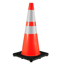 Set van 6 Signaalconen-Duoku-91,4 cm-Veiligheidsparkeerconen-met Zwarte Gegoten Basis