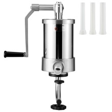 Handmatige Worstendraaier-Duoku-1,5 L-RVS 304-Verticaal-met 3 Buizen-Zuignapbasis-Handmatige Crank