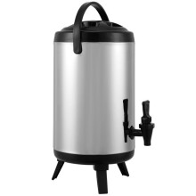 Distributeur de Boissons Isotherme - DUOKU - 2 Gallons - Acier Inoxydable - Qualité Alimentaire - Robinet