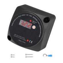 Kit de aislante de batería - DUOKU - VSR002 - 12 V - 140 A - Pantalla LCD inteligente
