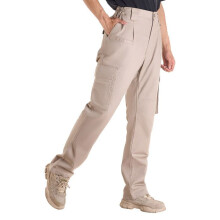 Vlamvertragende Broek - DUOKU - AP-9700 - 100% Katoen - Elastische Taille - Kaki