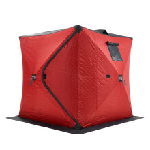 Pet Abri de Glace Portable -Duoku- 3-4 Personen- 71" x71", 35 m²- Isoliert- Rot