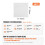 Pavimentos - DUOKU - WB-4503 - Vinil Autocolante - 12 x 12 polegadas - Mármore branco 2