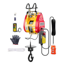 Guincho Elétrico 2 em 1-Duoku-Capacidade de 1 100 lb-Guincho Elétrico Portátil de 1 800 W-Altura de Elevação de 98 pi, 36 pi/min
