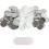 Abzeichen Komponenten - DUOKU - Set von 200 Ansteckknöpfen - 75 mm - Multicolor - DIY 1