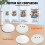 Abzeichen Komponenten - DUOKU - Set von 200 Ansteckknöpfen - 75 mm - Multicolor - DIY 6