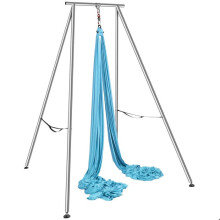Hamaca de Yoga Aéreo - DUOKU - Soporte Profesional 2,95 m - Poliéster - 250 kg - Azul