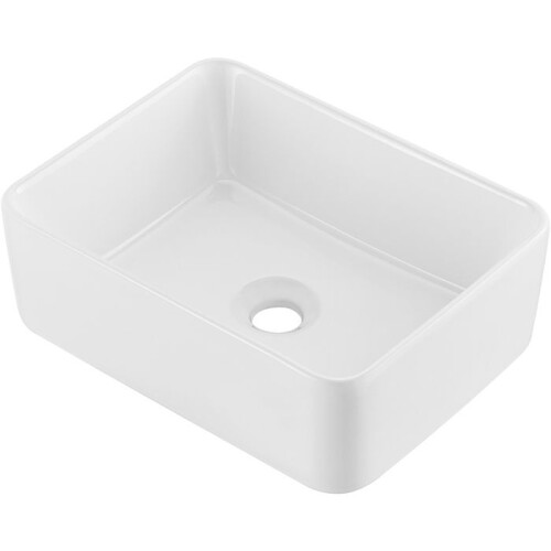 Lavabo Rectangular - DUOKU - RS1237B - 16" x 12" - Cerámica - Blanco