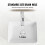 Lavabo Rectangular - DUOKU - RS1237B - 16" x 12" - Cerámica - Blanco 4