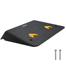 Trottoirhellingen - DUOKU - Set van 2 - Rubber - Capaciteit van 15 ton - Afmetingen 90,2 x 53,34 x 8,9 cm