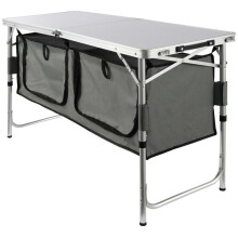 Table de Cuisine de Camping-Duoku-Station de Cuisson Portable Pliable avec 3 Hauteurs Réglables