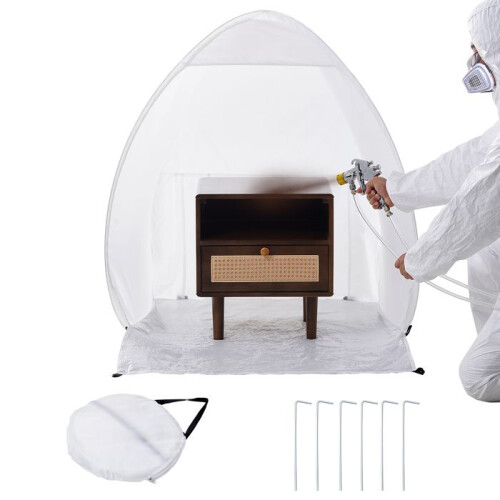 Cabine de Pintura em Aerossol-Duoku-40 x 35 x 40 Polegadas-Cabine Dobrável para Móveis e Projetos DIY