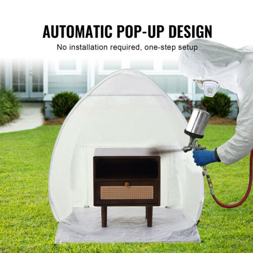 Cabine de Pintura em Aerossol-Duoku-40 x 35 x 40 Polegadas-Cabine Dobrável para Móveis e Projetos DIY 2