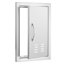 Puerta de acceso para Barbacoa - DUOKU - Modelo B014D - Acero Inoxidable - 356 x 508 mm - 2,5 kg