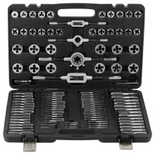 Gewindeschneider-Set - DUOKU - 110 Teile - M2-M18 metrisch - Lagerstahl HRC55-62 - Kunststoffkoffer