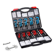 Helicoil Gewinde Reparatur Kit-Duoku-SAE/Metrisch Nachschneidewerkzeug Set-338 Teile-M5-M12-1/4"-1/2"-HSS Bohrer