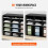 Organiseur de Documents - DUOKU - KLFC-12 - 27 Compartiments - Étagères Réglables - MDF Marron 6