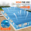 Capa Solar - DUOKU - Retangular 32x16 ft - 16 mil - Isolamento térmico - Azul 4