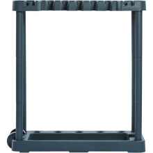Organisateur d'Outils de Jardin-Duoku-10 Emplacements-Support en PP pour Cour, Abri de Jardin, Extérieur