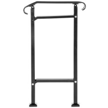 Corrimano - DUOKU - Corrimano per Scale Esterno - Regolabile - Nero - 1 o 2 Scalini
