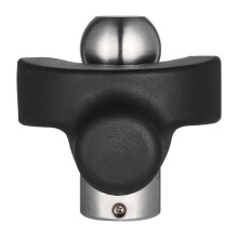 Antivol d'Attelage de Remorque-Duoku-Compatible avec Coupleurs 58,7 mm, Verrou à Boule Solide avec 3 Clés, Noir