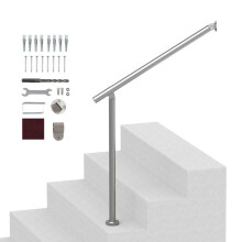 Rambarde per Marce Esterne - DUOKU - BX-80 - 80 cm - Acciaio Inossidabile - Argentato