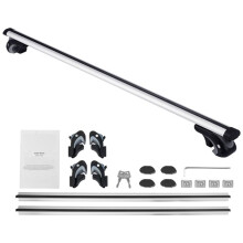 Barres Transversales - DUOKU - HJ-RB021-120CM - Aluminium - Capacité 90 kg - Réglables avec Verrous Antivol