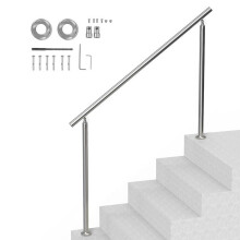 Rampe per Scale Esterne - DUOKU - SSH-1S-150-0 - Acciaio Inossidabile - Kit Completo - Installazione Facile