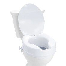 Assento de Vaso Sanitário Elevado-Duoku-Altura de 4 po-Capacidade de 300 lb-Aumentador de Vaso Sanitário Universal-para Idosos