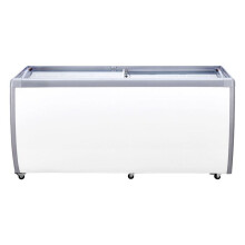 Vitrina Refrigerada de Helado Comercial-Duoku-Counter de Helado 567 L-Congelador Móvil-2 Puertas Corredizas de Vidrio