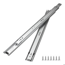 Schubladenschienen-Duoku- 10 Paare- Kugelgelagerte Seitenmontageschienen 500 mm- Maximale Belastung 45 kg
