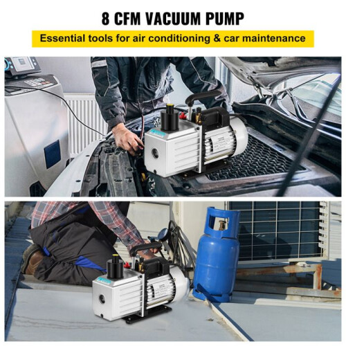 Bomba de vacío - DUOKU - 2RS-3 - Profesional - 8CFM - Precisión de 15 Micrones 2