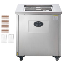 Máquina de Gelo Comercial - DUOKU - Conjunto de 2 Formas - Capacidade 52 Peças - Aço Inoxidável