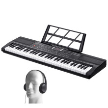 Teclado Piano Digital 61 Teclas-Duoku-Con 200 Sonidos y 200 Ritmos-Portátil-Incluye 60 Canciones de Demostración