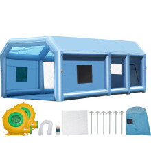 Cabine de pintura - DUOKU - GZYJXKF09 - 9 x 4,8 x 3,6 m - Sopradores 950 W + 750 W - Uso intensivo