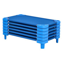 Set van 6 Stapelbedden voor Kinderen-Duoku-102 x 57 cm-voor Kinderopvang en Kleuterschool-Blauw